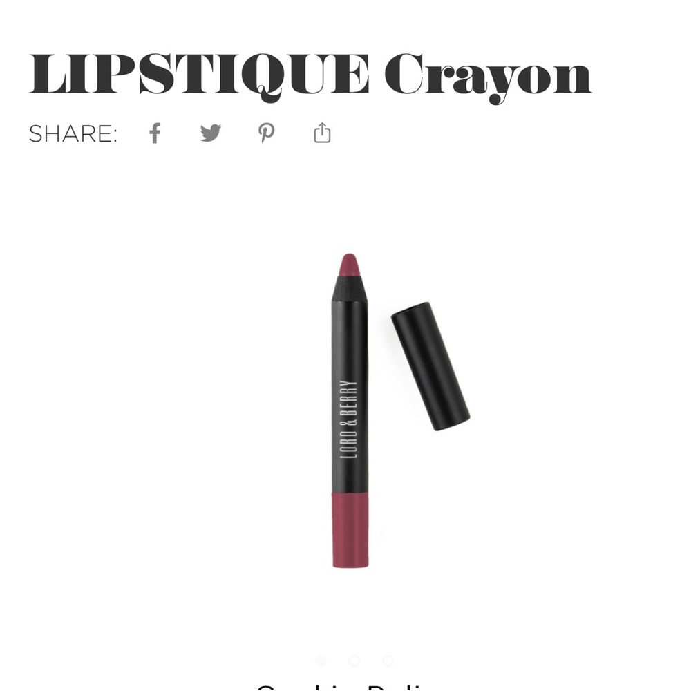 Lord & Berry lip crayon